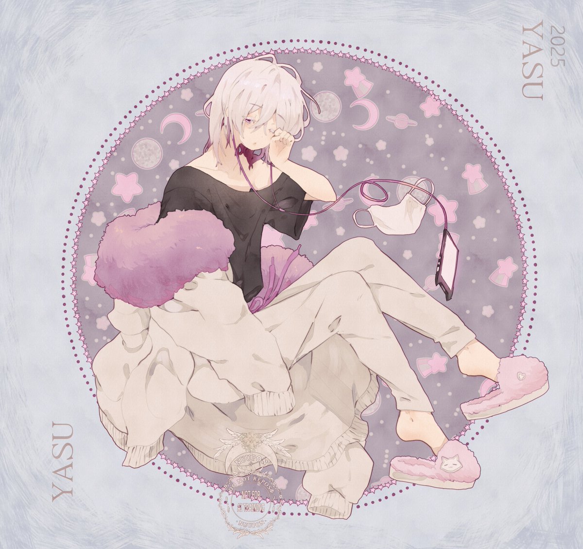 nuupon's tweet image. 【 #ocsky | #illustration | #artsky | #artfight2025 】 artfight attack! @hannatokki 
artfight.net/attack/1202862…