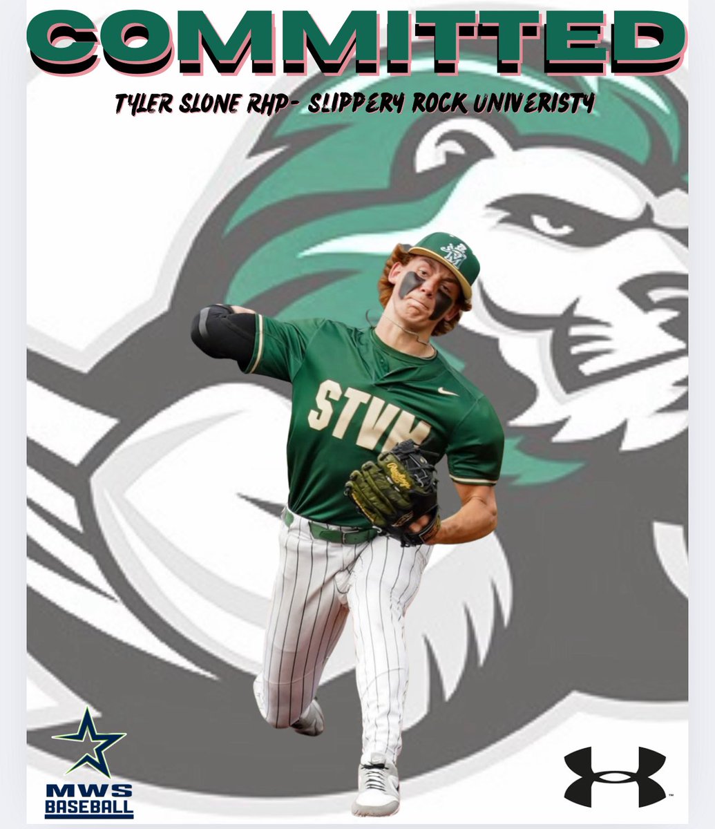Today’s Stars committed player is RHP <a href="/TylerSlone15/">Tyler Slone</a> who hails from <a href="/STVMBaseball/">St. Vincent-St. Mary Baseball</a> 
💫Two Year Captain at STVM 
💫District Champion
💫2025 Leadership Award 
💫Akron Beacon Journal Player of the Week 
He’s committed to <a href="/SRUBaseball/">Rock Baseball</a> where he plans to major in Exercise Science/PrePT