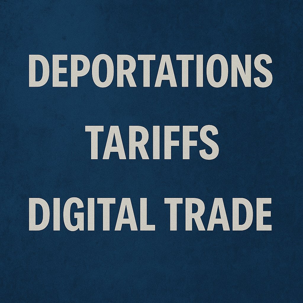 1marcolopez's tweet image. Deportations. Tariffs. Digital trade.
These aren’t just headlines—they’re forces reshaping our economy and communities.
Power Courier brings you weekly analysis on where policy meets impact—at the border and beyond.
📩 Subscribe now: rfr.bz/t01c9d9
#PowerCourier