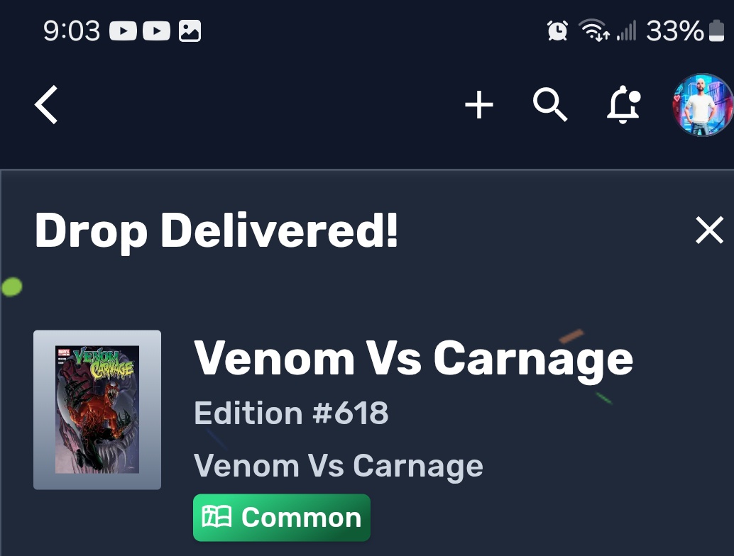 Slider_Nft_Art's tweet image. Comics and coffee ☕️ picking up a few more limited books. Clayton Crain on venom vs carnage is 🔥🔥🔥 #veve 💚💚 💚