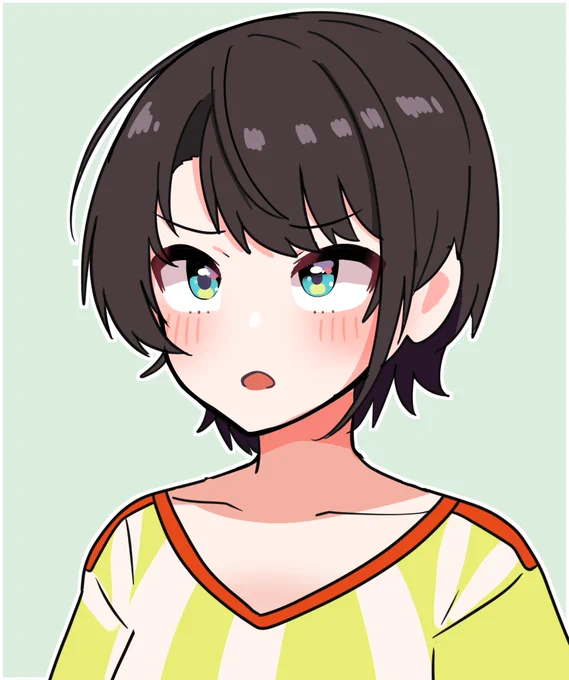 #はてなをつけると可愛くなる ◢███◣ █◤ ◥█ █ █ ◢█◤ █ █