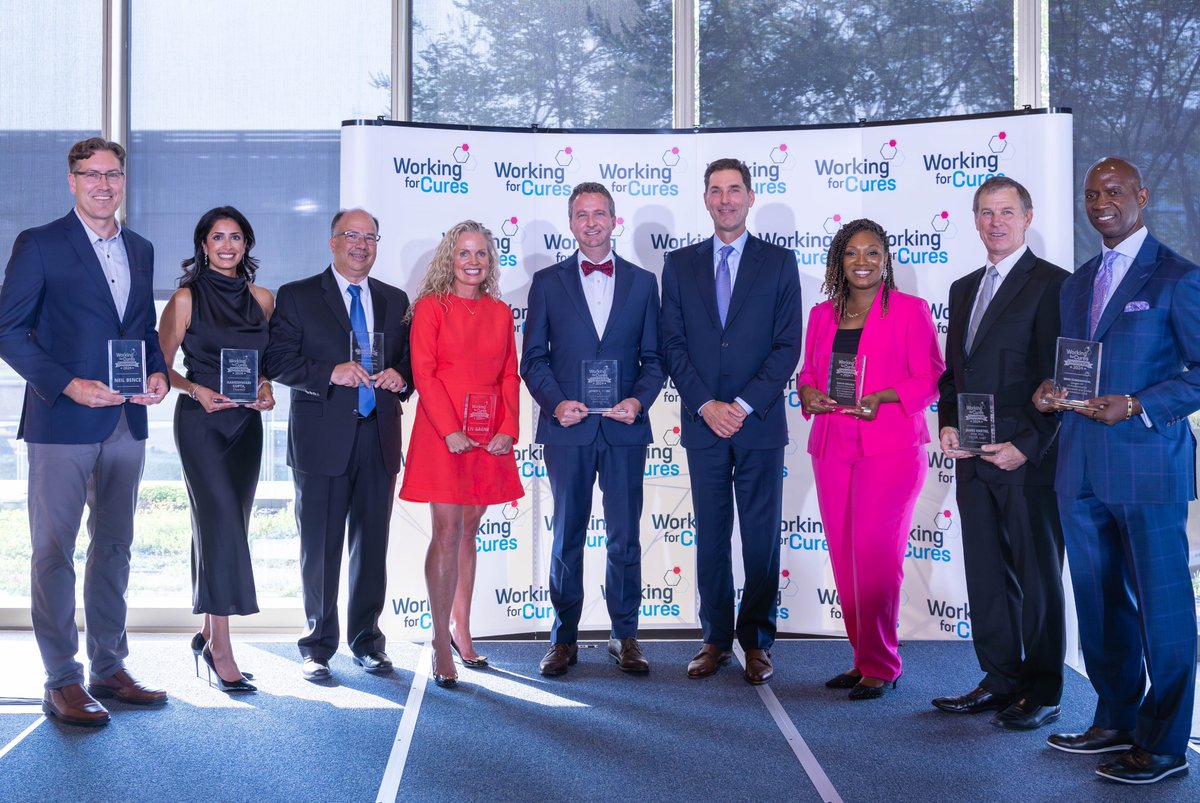 steveubl's tweet image. Yesterday, we recognized our 2024 #WorkingForCures champions and celebrated their accomplishments. Congratulations and thank you again for your tireless dedication to our industry. workingforcures.org