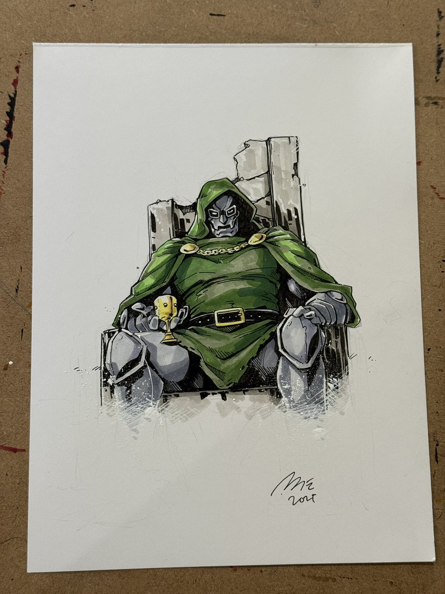 kangtolee1201's tweet image. 2025/07/24 Drink&Draw
FANTASTIC FOUR
#FantasticFour #DoctorDoom