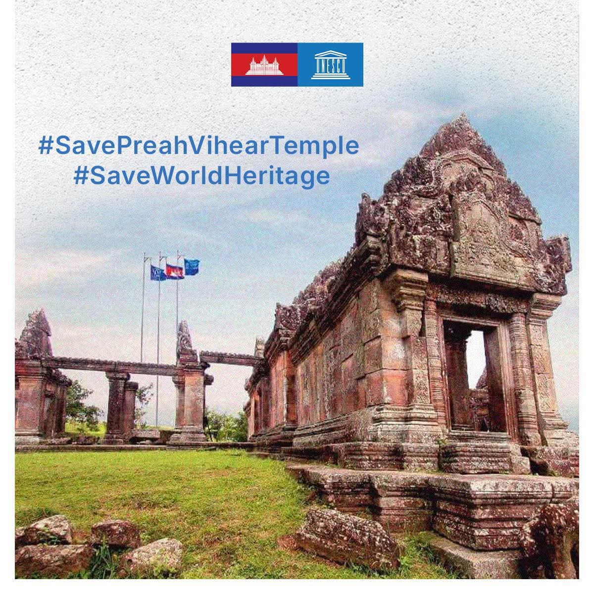 Takoyaki Pheaaᡣ𐭩 (@terry_pheaa) on Twitter photo Dear <a href="/UNESCO/">UNESCO 🏛️ #Education #Sciences #Culture 🇺🇳</a> Please save Preah Vihear Temple that got damaged by Thailand attack.
#SavePreahVihearTemple #SaveWorldHeritage #UNESCO
#ថៃជាអ្នកផ្តើមសង្គ្រាម
#ThailandStartedTheWar
#ไทยเป็นผู้เริ่มสงคราม
#JusticeForCambodia
#cambodianeedpeace Dear <a href="/UNESCO/">UNESCO 🏛️ #Education #Sciences #Culture 🇺🇳</a> Please save Preah Vihear Temple that got damaged by Thailand attack.
#SavePreahVihearTemple #SaveWorldHeritage #UNESCO
#ថៃជាអ្នកផ្តើមសង្គ្រាម
#ThailandStartedTheWar
#ไทยเป็นผู้เริ่มสงคราม
#JusticeForCambodia
#cambodianeedpeace