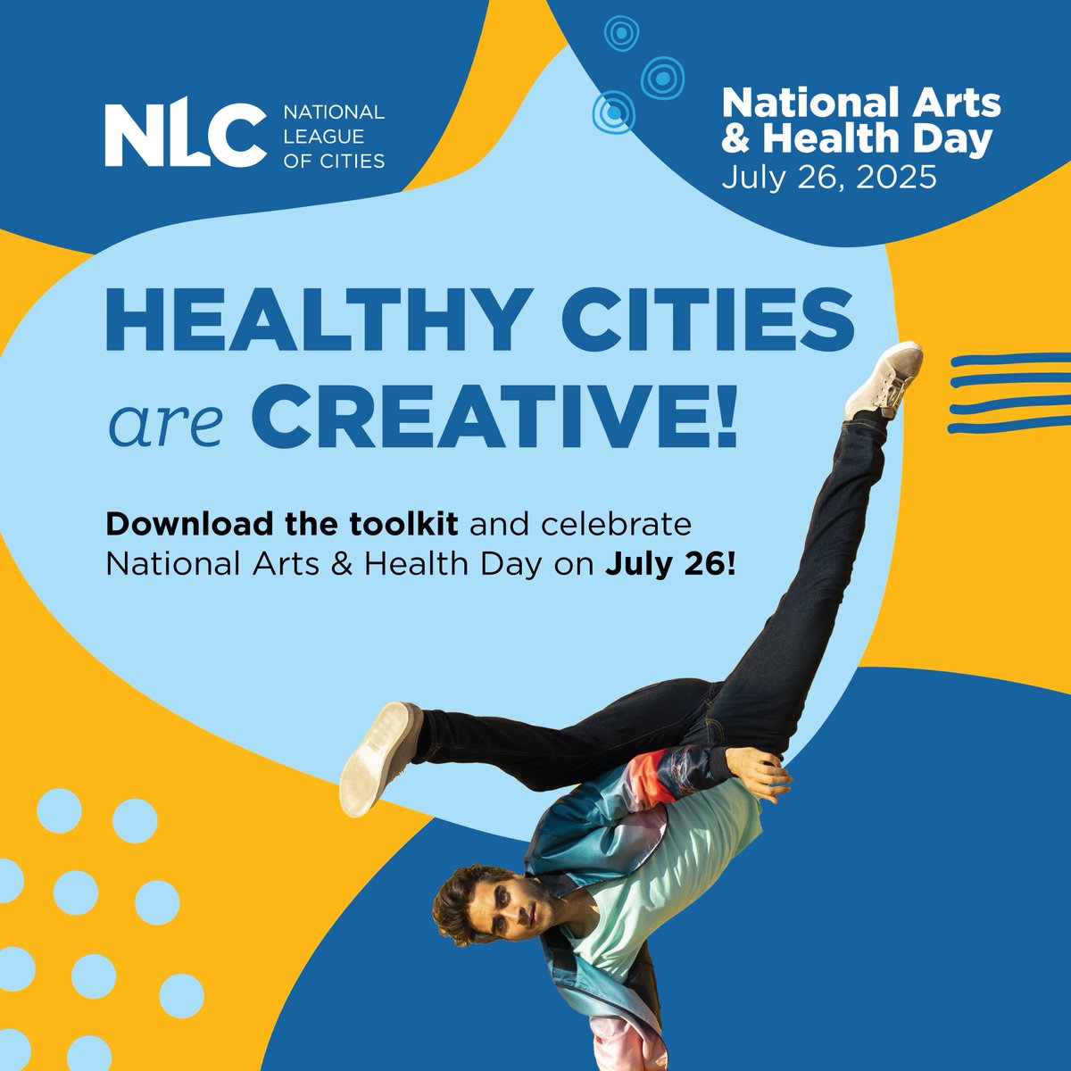 Arts &amp; Health Day is this Saturday, July 26, and there’s still time to get involved! 🎨

Arts &amp; Health Day is a celebration of how the arts contribute to our wellbeing. Your community can participate by issuing a proclamation or highlighting an arts program on your social media