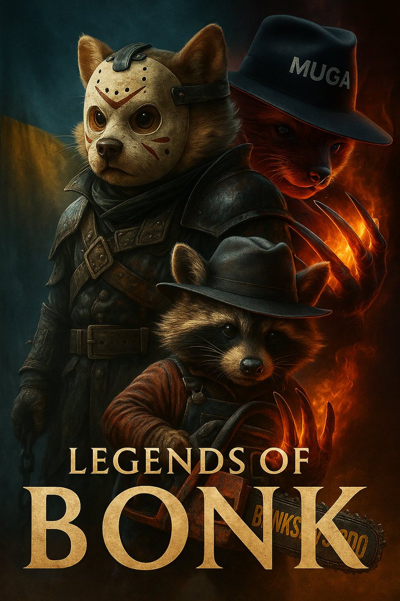 Legends of BONK
Just a little AI fun for the fellas 🫡💥
Legendary NAFO warriors — ready to bonk through horror and memes alike.
🔪 Who’s your favorite?
🧃 Who’s missing?
🫵 Who should join the legends?
More drops in this thread — stay tuned.