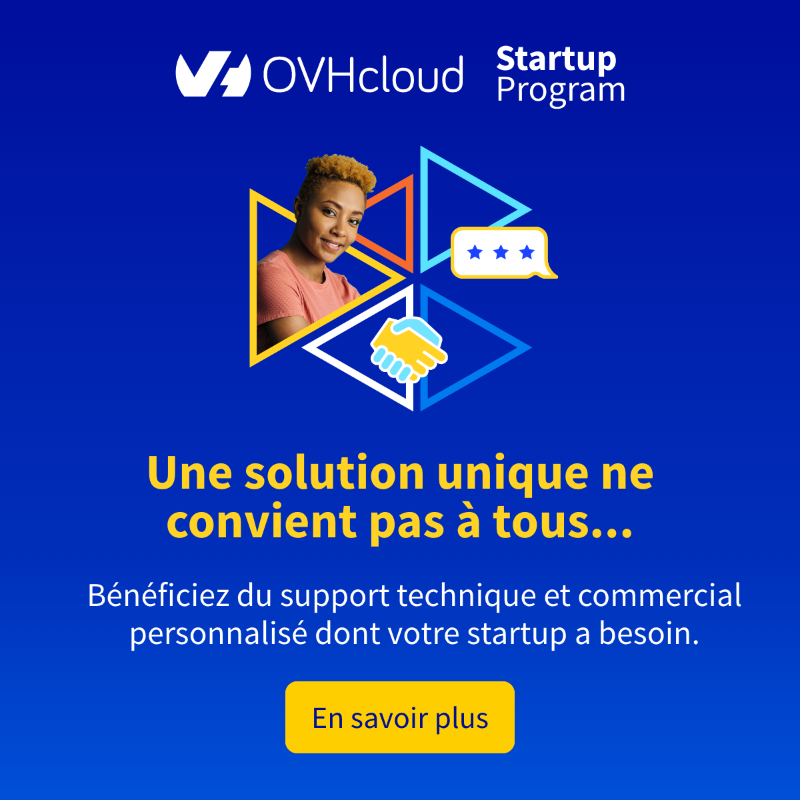 OVHcloud_CA's tweet photo. Quelque soit votre stade de développement en tant que #startup, le programme @OVHcloudStartup vous accompagne à chaque étape avec:

Une approche personnalisée et une expérience de conciergerie 🤝
Une présence mondiale multi-locale 🌐
Un support rapide et efficace 👨‍💻
