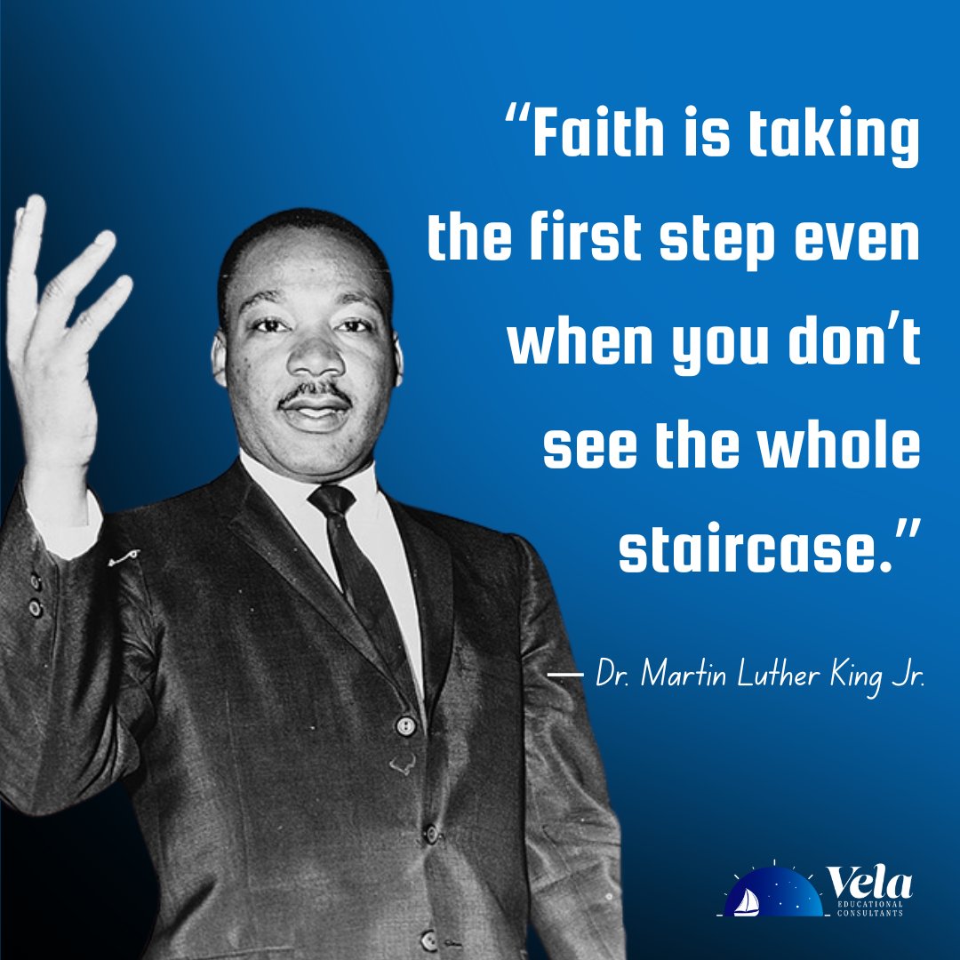 MSadorf03's tweet image. “Faith is taking the first step even when you don’t see the whole staircase.”
— Dr. Martin Luther King Jr.
At Vela Consultants, we help education leaders take that first step—with confidence. Whether navigating supply chains, compliance, or ethics, our solutions provide the…