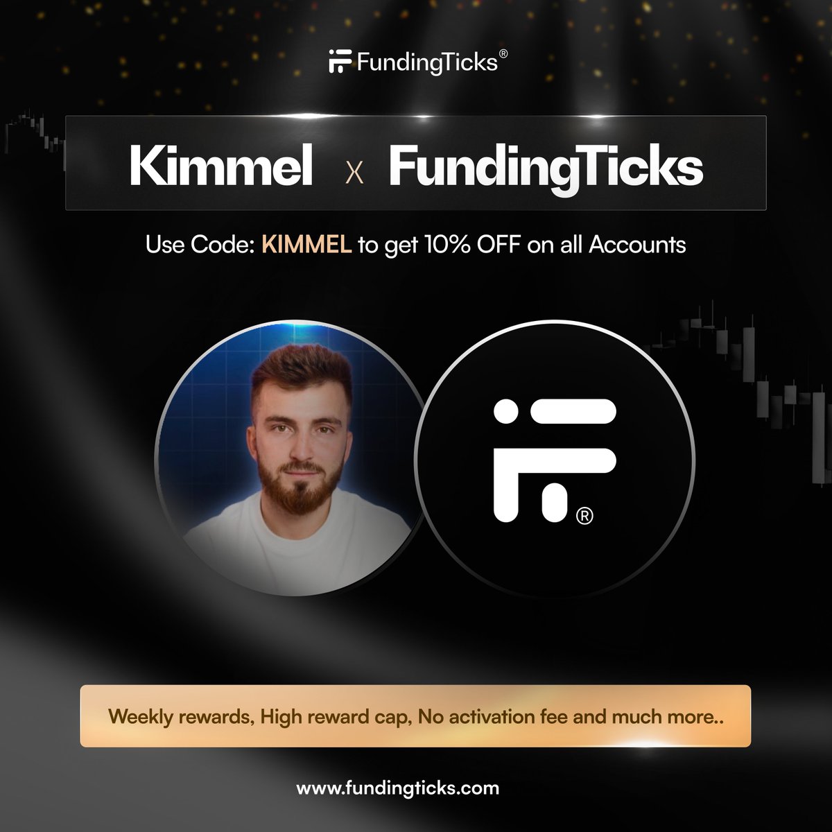 Kimmel (@kimmeltrading) on Twitter photo I'm very happy to announce that I'm now an official partner for <a href="/fundingticks/">FundingTicks</a> and <a href="/fundingpips/">FundingPips</a> !
I have always been an advocate for Funding Pips, as I believe they've always had one of the best customer experiences and the highest rank in payout junction.
And so I'm finally I'm very happy to announce that I'm now an official partner for <a href="/fundingticks/">FundingTicks</a> and <a href="/fundingpips/">FundingPips</a> !
I have always been an advocate for Funding Pips, as I believe they've always had one of the best customer experiences and the highest rank in payout junction.
And so I'm finally
