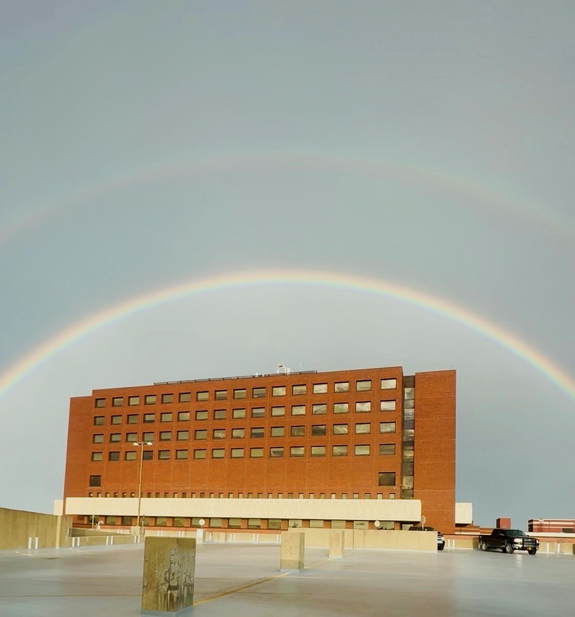 It's stormy outside today, but there's beauty in the storms. Thanks to Kasa Straub, RN, from our Pre-Op Assessment Clinic, and Cyndi Rexroat, our Oncology case manager, for sharing these lovely photos!