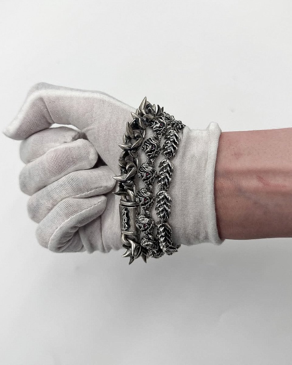 caImcs's tweet image. spikes + skulls + spines