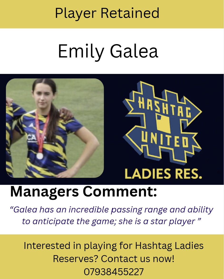 <a href="/hashtagutdwomen/">Hashtag United FC Women</a> 

Just turned 18. Really exciting talent