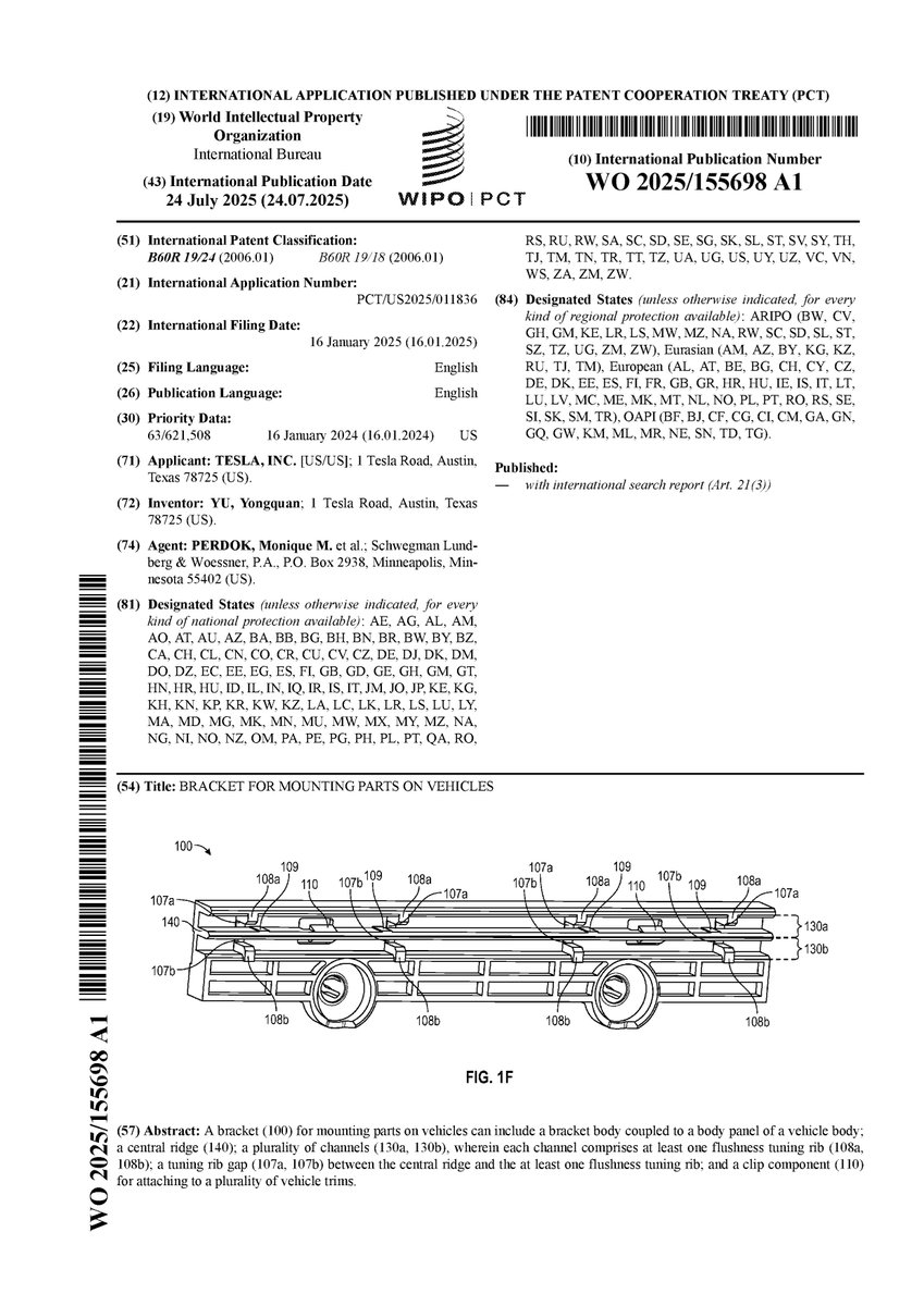 🚨 <a href="/Tesla/">Tesla</a>'s unboxed process 2.0 patents are disclosed today.

Anyone interested? 👀🔥