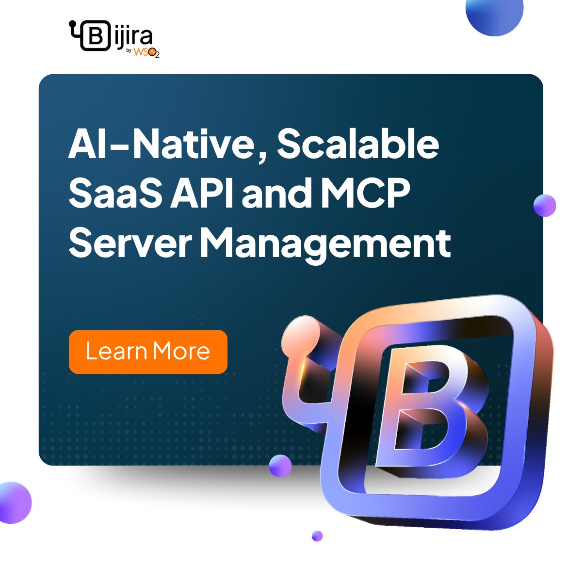 Tired of running your own API infra? Prefer fully managed API management?

Try Bijira — WSO2’s SaaS platform built for #DevTools, #LLM, and #CloudNative use cases.

✅ No ops
✅ Fast setup
✅ Built for AI + cloud native

🔗 Try it: tinyurl.com/5bkf9zx4
 📘 Learn: