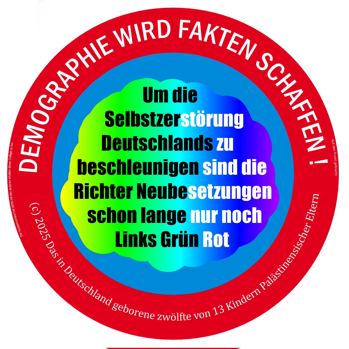 XselbstDenker's tweet image. #richter #deutschland #selbstzerstörung #links #grün #rot #roben