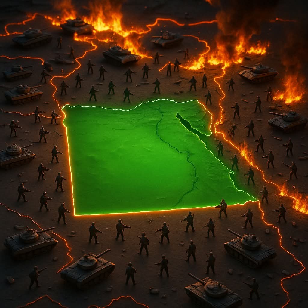 وكأن النور الإلهي الذي اختار الله تعالي لتجليه مصر ارض الكنانة هذه الارض الطيبة والبلد الامين أعطي هذه الارض منحة عظيمة ان تكون هي مصدرا لهذا النور والامل والسلام والأمان الى جميع من حولها من الامم . 

حفظ الله مصر قيادة وشعبا وجيشا