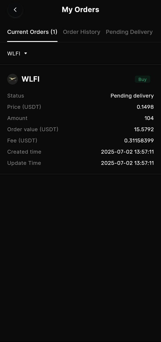 StBarbier8819's tweet photo. @worldlibertyfi must definitely be cooking something juicy for everyone farming or buying $WLFI
which is likely going to create community triumph
I can't wait to start from profits from all the $WLFI I got from the BingX pre-market event.
#ETHFI #Bitcoin #ENGITA https://t.co/wE20hZJ0US