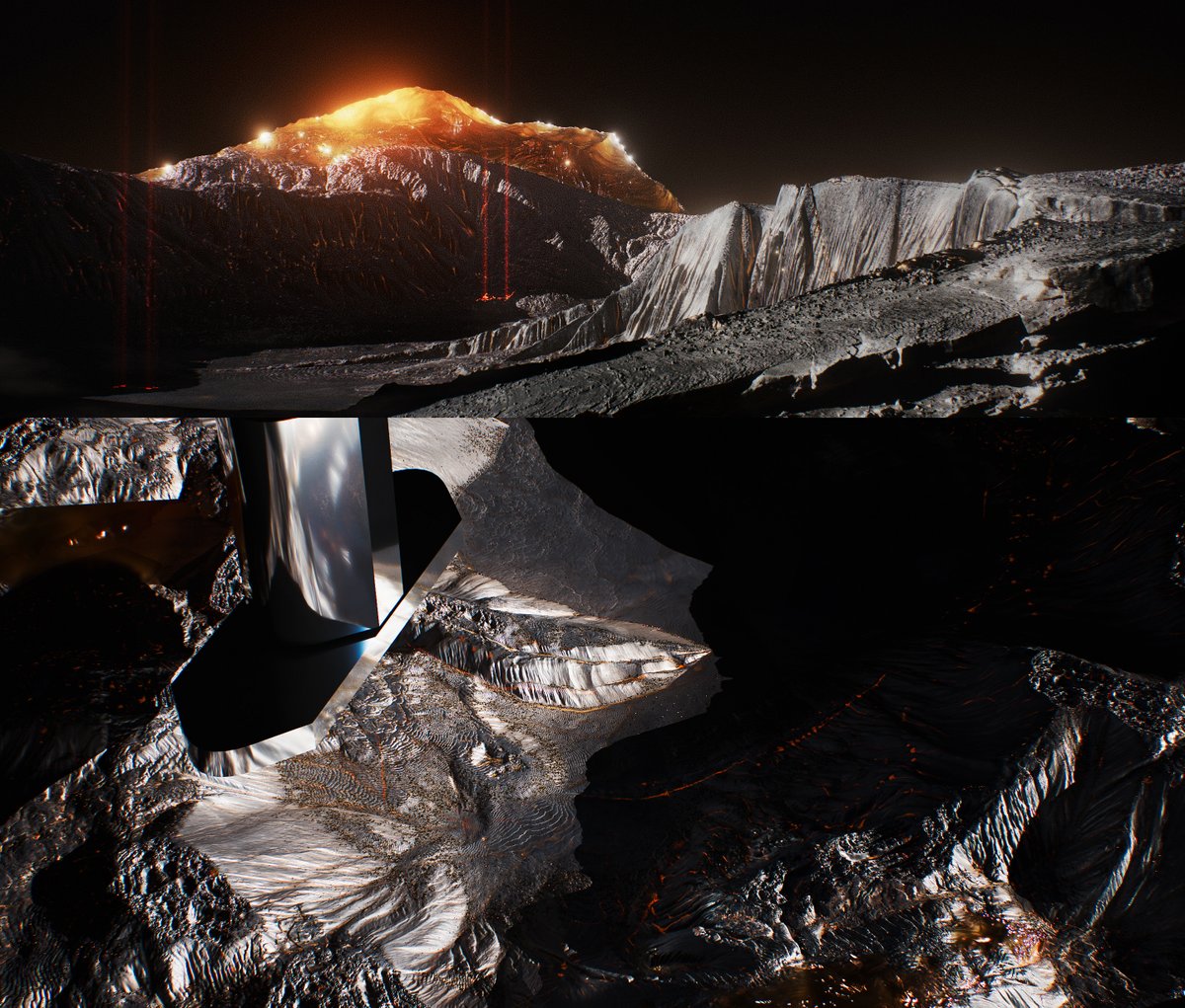 ToughSf's tweet image. Locations and props for a short film 'Vyrai' featuring an asteroid being converted into a space outpost.
#space #art by Tolya Vozya.
artstation.com/artwork/K3dbnG