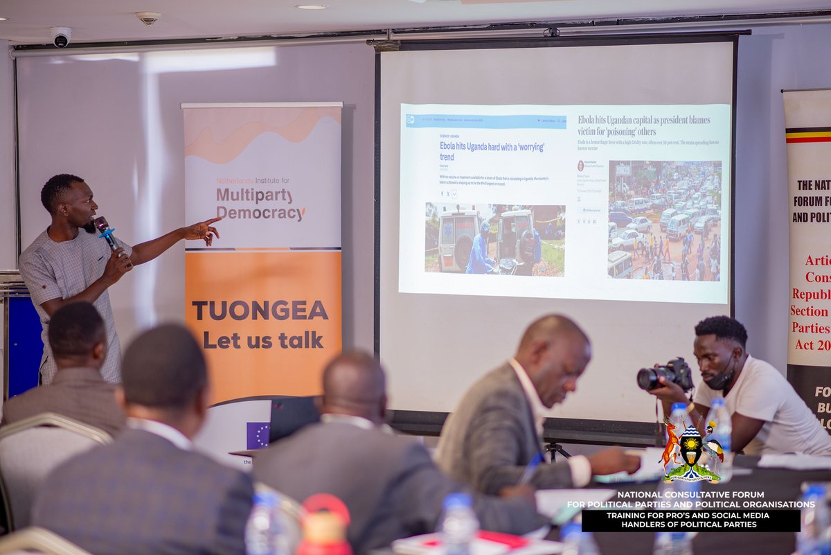National Consultative Forum (@ncf001) on Twitter photo As elections draw near, disinformation is louder than truth. Don’t just share—verify.
TRAINING FOR PRO’S AND SOCIAL MEDIA HANDLERS OF POLITICAL PARTIES
<a href="/ncf001/">National Consultative Forum</a>
<a href="/NimdUganda/">NIMD Uganda</a>
<a href="/EuropeanUnionCo/">European Union</a>
<a href="/NRMOnline/">NRM Party</a>
<a href="/NUP_Ug/">National Unity Platform</a>
#letpeaceleadug As elections draw near, disinformation is louder than truth. Don’t just share—verify.
TRAINING FOR PRO’S AND SOCIAL MEDIA HANDLERS OF POLITICAL PARTIES
<a href="/ncf001/">National Consultative Forum</a>
<a href="/NimdUganda/">NIMD Uganda</a>
<a href="/EuropeanUnionCo/">European Union</a>
<a href="/NRMOnline/">NRM Party</a>
<a href="/NUP_Ug/">National Unity Platform</a>
#letpeaceleadug