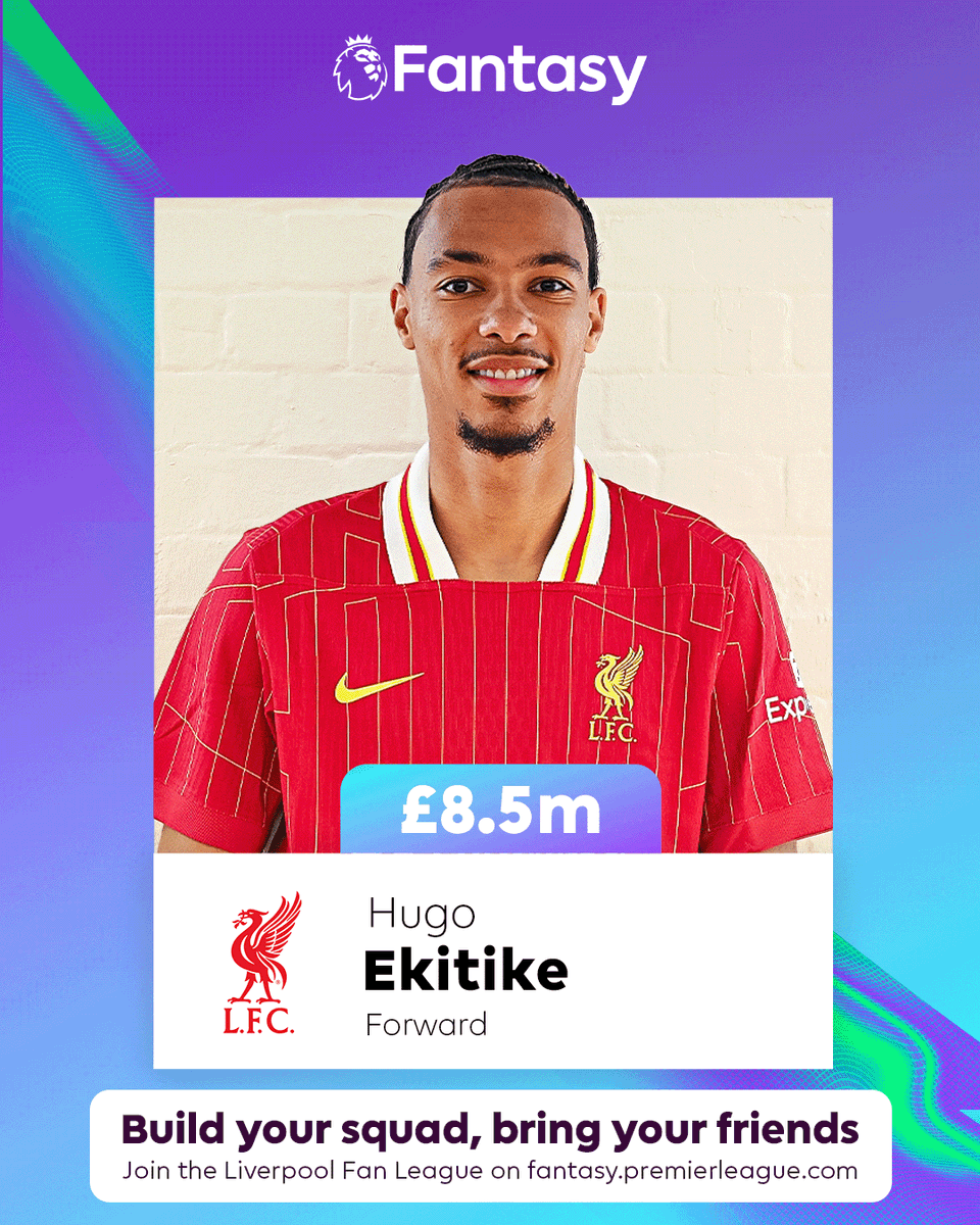 Hugo Ekitike's <a href="/OfficialFPL/">Fantasy Premier League</a> price has been revealed 🔴