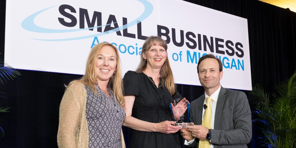 Small Business Association of Michigan (@sbam) on Twitter photo Congratulations to Christy Howden, CEO of <a href="/WolverinePickle/">Wolverine Pickleball</a>, for being named the 2025 Energy Champion by SBAM! Her dedication to energy efficiency is inspiring. 🏆
#EnergyChampion #Sustainability #SmallBusiness
<a href="/ConsumersEnergy/">Consumers Energy</a> <a href="/DTE_Energy/">DTE_Energy</a>
bit.ly/4o0oFDQ Congratulations to Christy Howden, CEO of <a href="/WolverinePickle/">Wolverine Pickleball</a>, for being named the 2025 Energy Champion by SBAM! Her dedication to energy efficiency is inspiring. 🏆
#EnergyChampion #Sustainability #SmallBusiness
<a href="/ConsumersEnergy/">Consumers Energy</a> <a href="/DTE_Energy/">DTE_Energy</a>
bit.ly/4o0oFDQ