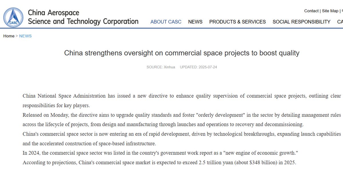 Remember China's static fire test that turned unwontedly into a launch? Unlike the test stand, it's bred a clampdown ... english.spacechina.com/n17212/c438816…