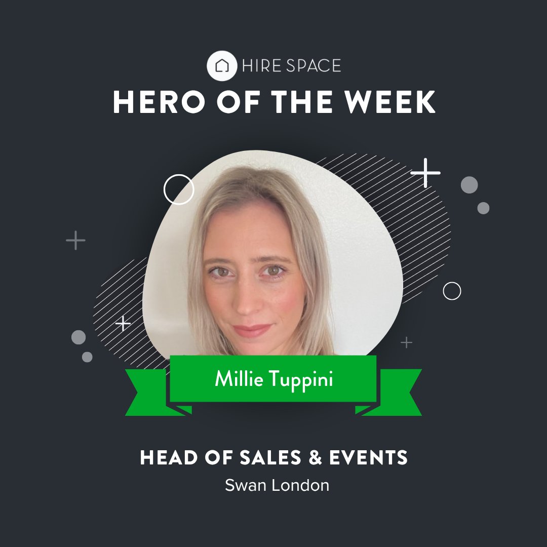 Hire Space (@hirespace) on Twitter photo Say hello to our Hire Space Hero, Millie from <a href="/SwanLondon_/">Swan London</a>! ๐๐ Sheโs a dream to work with, always super attentive, endlessly flexible and genuinely goes out of her way to help however she can! ๐ Big shoutout to Millie for making every event feel effortless, thank you! ๐ Say hello to our Hire Space Hero, Millie from <a href="/SwanLondon_/">Swan London</a>! ๐๐ Sheโs a dream to work with, always super attentive, endlessly flexible and genuinely goes out of her way to help however she can! ๐ Big shoutout to Millie for making every event feel effortless, thank you! ๐