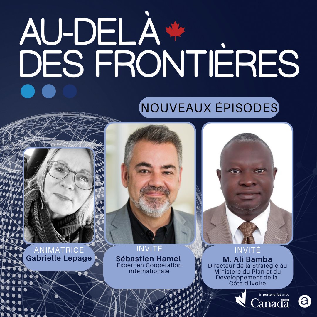 #AuDelàDesFrontières 🎙️ | Ali Bamba (Ministère du Plan et du Développement) et Sébastien Hamel (expert canadien) échangent sur les efforts conjoints pour renforcer la coordination et le suivi de l’aide internationale en #CôtedIvoire . @Canadadev
🎧 : tap-pat.ca/au-dela-des-fr…