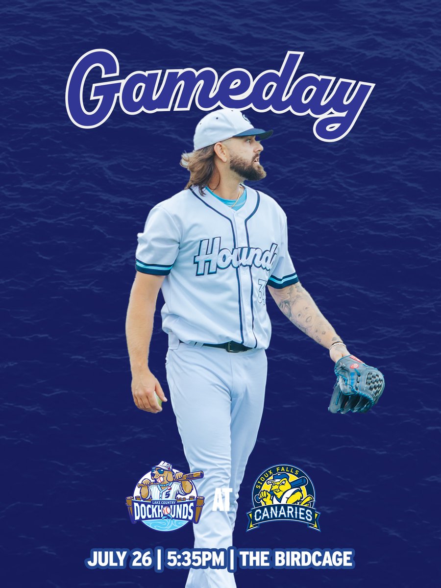 DockHounds's tweet image. Gameday 3 from South Dakota!
⚾ DockHounds vs Sioux Falls Canaries
📅 July 26, 2025
⏰ 5:35pm
📍 The Birdcage, Sioux Falls, SD
📺 aabaseball.tv
#HowlYeah