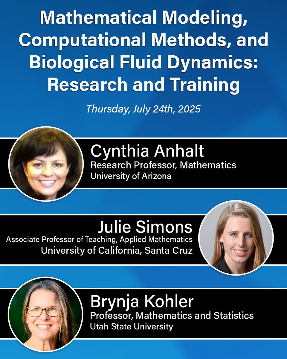 NITMB_Chicago's tweet image. It’s day 4 of the Mathematical Modeling, Computational Methods, and Biological Fluid Dynamics: Research and Training workshop!

We’re thrilled to have you join us for today’s discussions. Discover today’s schedule at nitmb.org/mathematical-m…