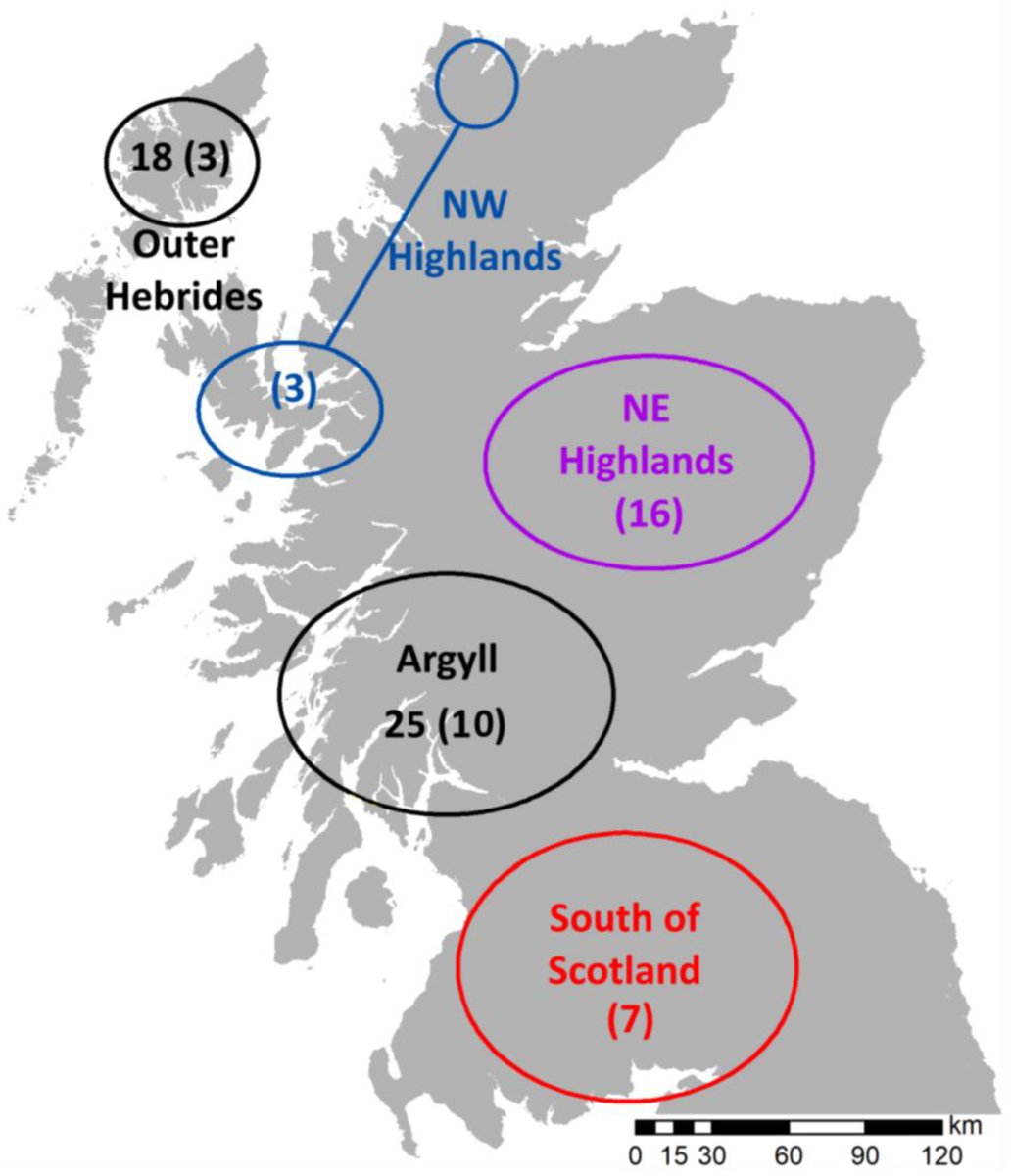 DiversityMDPI's tweet image. 🦅The Characteristics and Variation of the Golden Eagle Aquila chrysaetos Home Range
by Alan H. Fielding et al.
mdpi.com/1424-2818/16/9… | 2816 views
#GoldenEagle #AquilaChrysaetos #RaptorEcology #Telemetry #SpatialEcology #WildlifeConservation