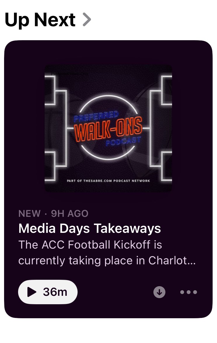 DNeckel19's tweet image. So many podcast episodes to catch up on.