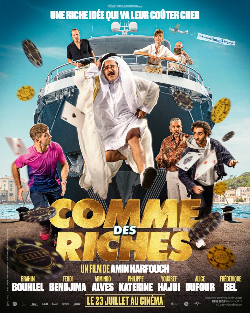 boxofficefr's tweet image. Total 1er Jour France #CommeDesRiches : 10.016 entrées sur 254 copies. Avant-premières : 401 entrées. Cumul : 10.417 entrées. cc @UniversalFR