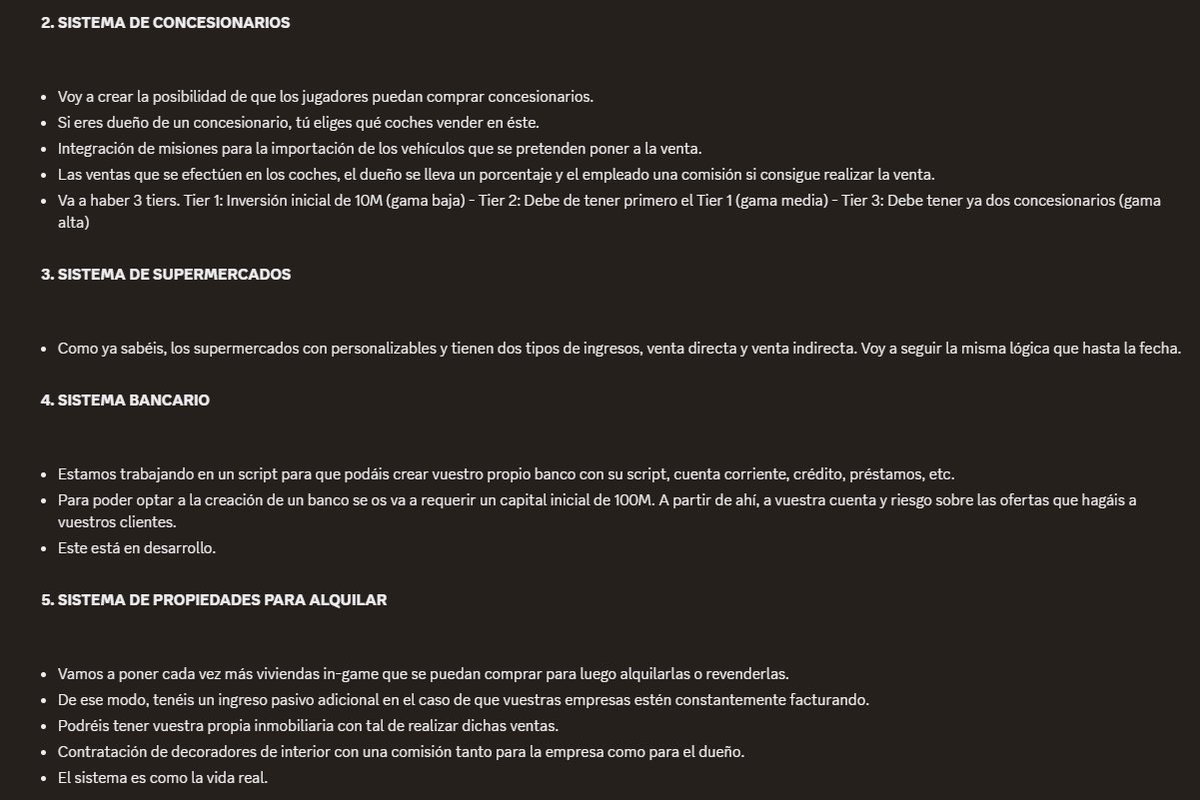 DonReborn2's tweet image. Anuncio importante en discord.gg/wayzrp

No es suficiente con 530 scripts y un tejido de legal e ilegal de la nasa.

Ahora lo voy a convertir en el monopoly.