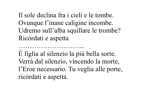 PhiloInconnu's tweet image. «È venuta in me l’ora del silenzio: tempus tacendi... Getto queste carte dietro l’òmero come il mio niente alla notte.» [Gabriele D&apos;Annunzio // Elettra (1904)]