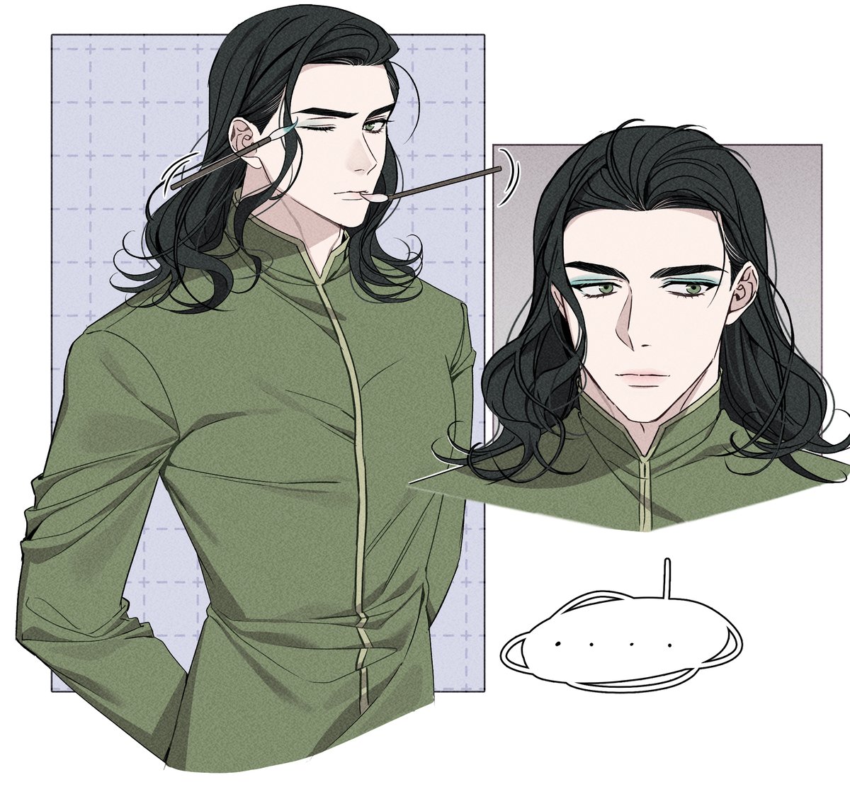IIIA_PUHIII's tweet image. Makeup #loki