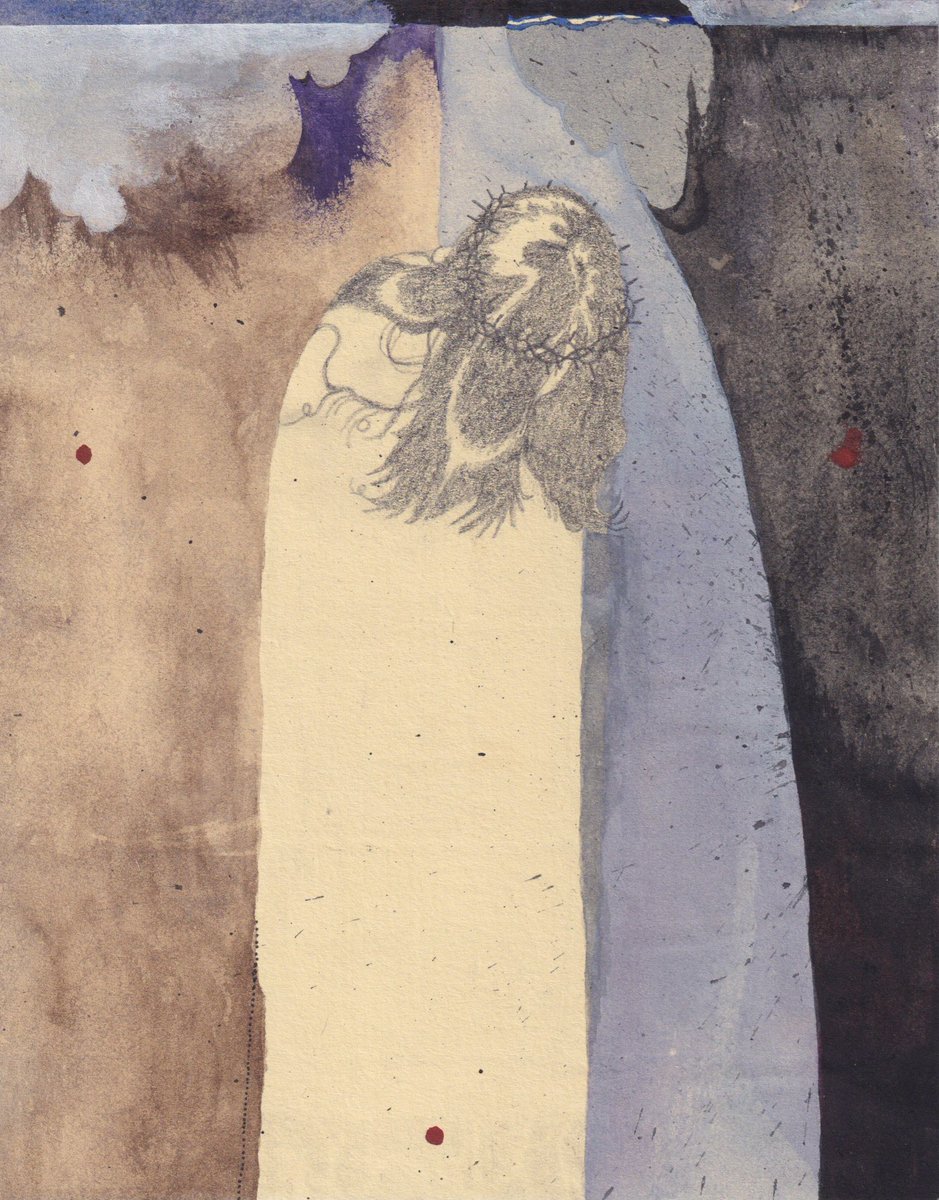 crucifixion
pencil, watercolor, and acrylic on paper
2025