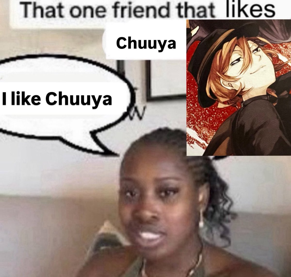 petitesmafia's tweet photo. daily Chuuya love tweet ʕ≧ᴥ≦ʔ
very big fan of the guy 🙂‍↕️ https://t.co/sLtSDIEXdm