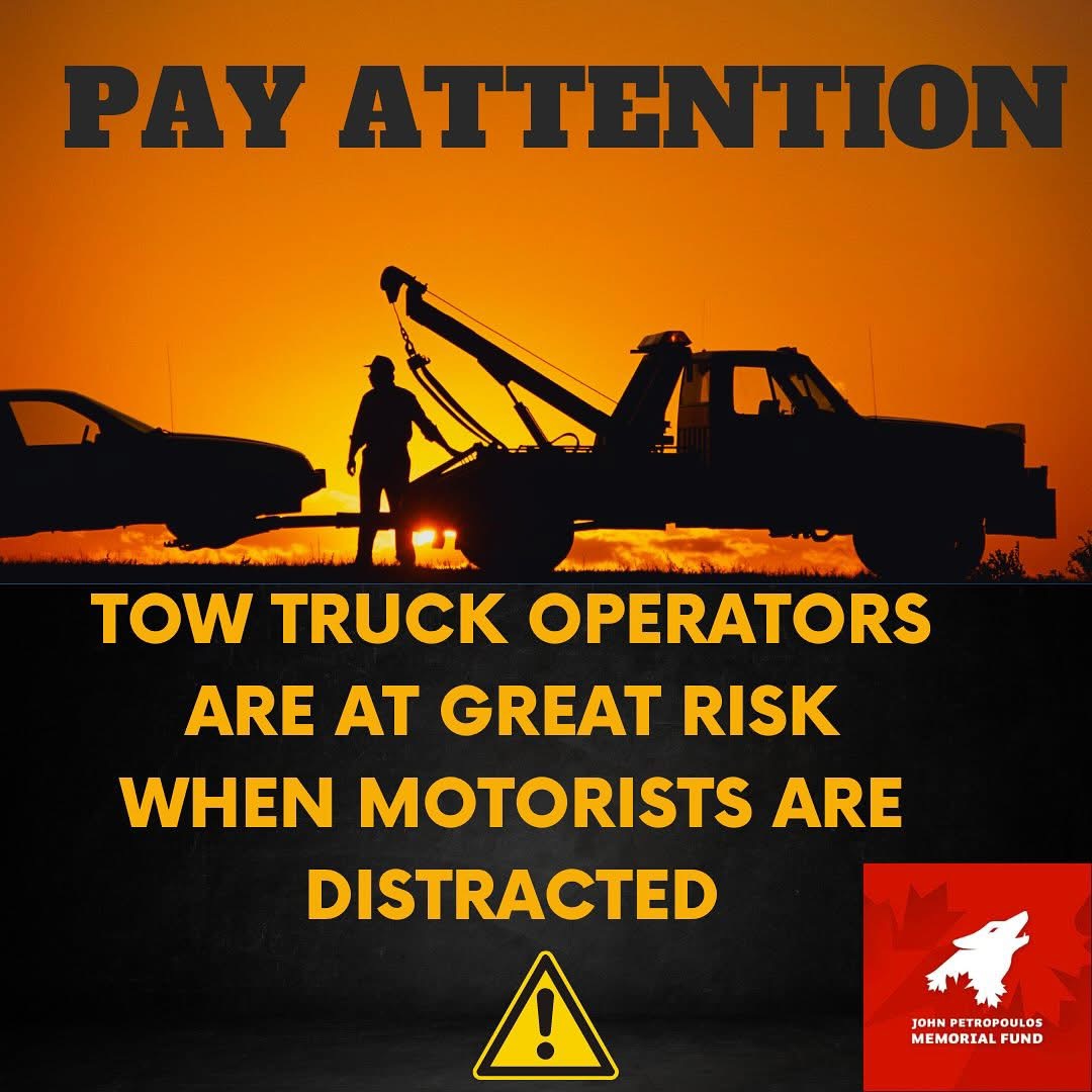 jpmf's tweet image. Please SLOW DOWN whenever you see a tow truck with its lights flashing. If it’s safe to do so, MOVE OVER.
All workers deserve to go home after their work day.
#safetyfortowtruckoperators #ohs #safetyfirst #slowdown #safety #towtruckdrivers #roadsafety