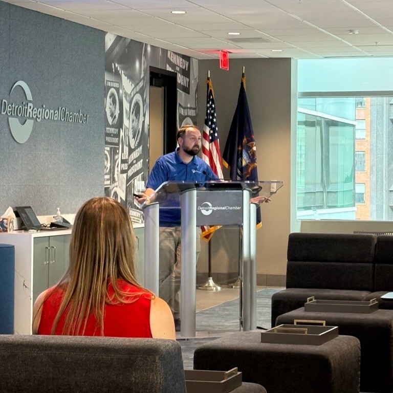 MichAuto's tweet image. Intern Day is underway at MichAuto HQ! We'll be highlighting the automotive and mobility industries here in Downtown Detroit for interns from across the Detroit Region all day. 🚗