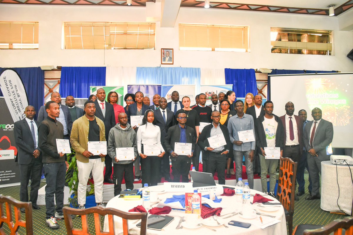 tanuijohn's tweet image. Celebrating Kenya’s CyberGame 2025 Champions
Today, I had the honor of presiding over the CyberGame 2025 Awards at Utalii Hotel, where we honored Kenya’s brightest cybersecurity talents. Organized by the Embassy of the Slovak Republic in Nairobi and the Ministry of Information,…