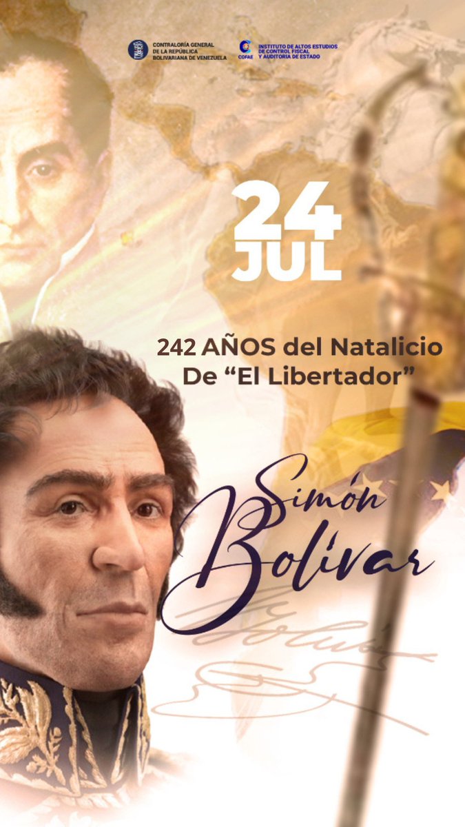 #Efeméride | #24Julio

Nace El Libertador Simón Bolívar.

#COFAE