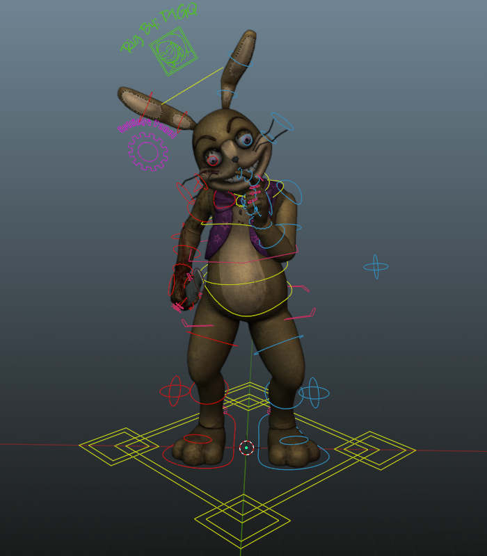 d1_gq's tweet photo. Releasing the skins later today!

#fnaf #dbd #blender https://t.co/xNQ5SoYcCH