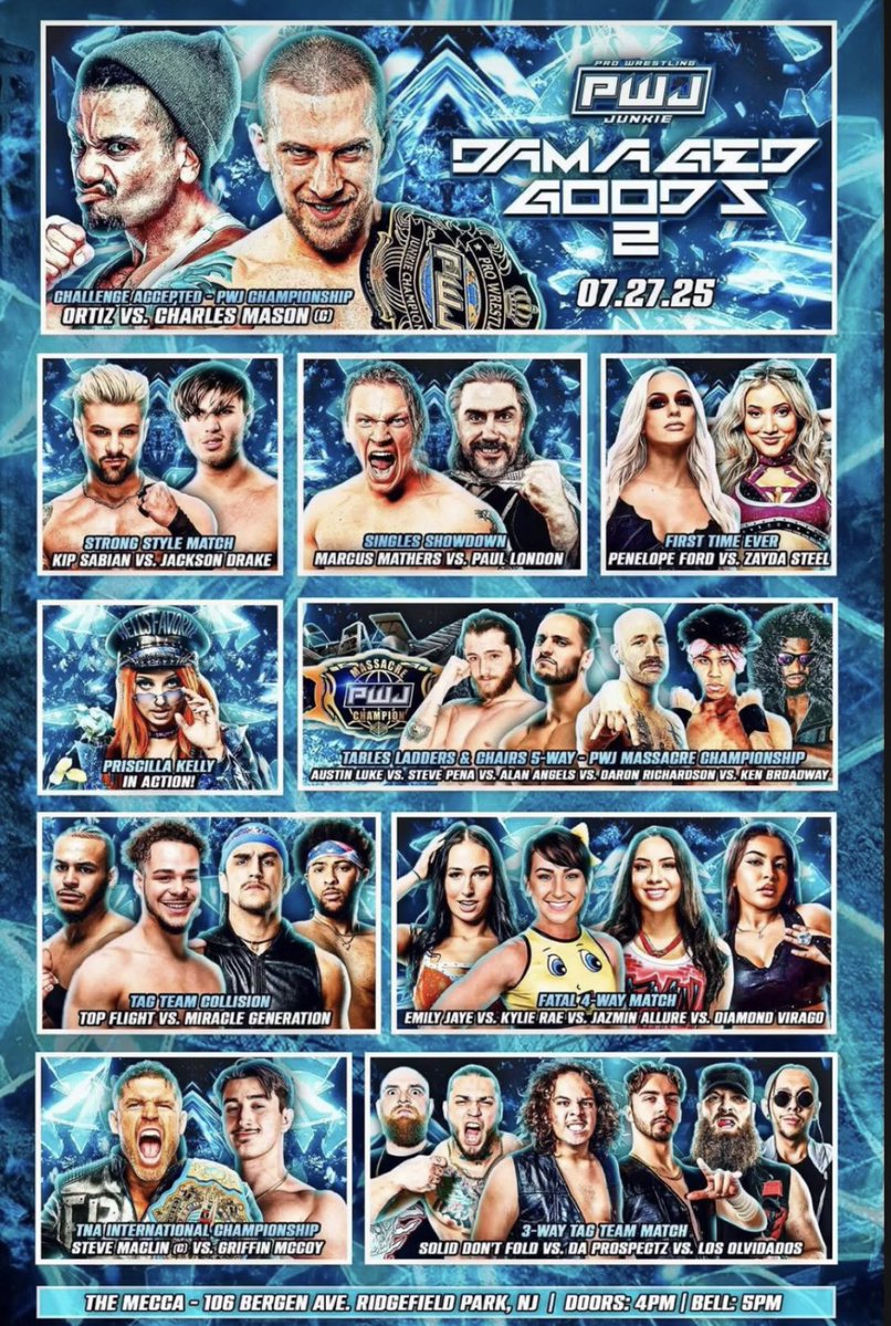 InfamousLadyD's tweet image. Get your last minute tickets today at pwjcards.com! Online sales close tomorrow but tickets will be available at the door on Sunday
