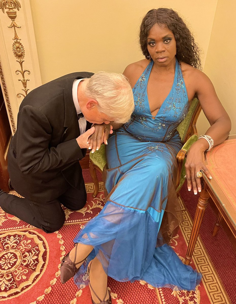 I will be accompanied by two submissives to this year’s 10th Anniversary @FemDomBall in London. I’ve already explained to each boi that the following protocols will be enforced by Myself:

- All Ladies will be addressed by their honorific and name. 

- No talking allowed unless