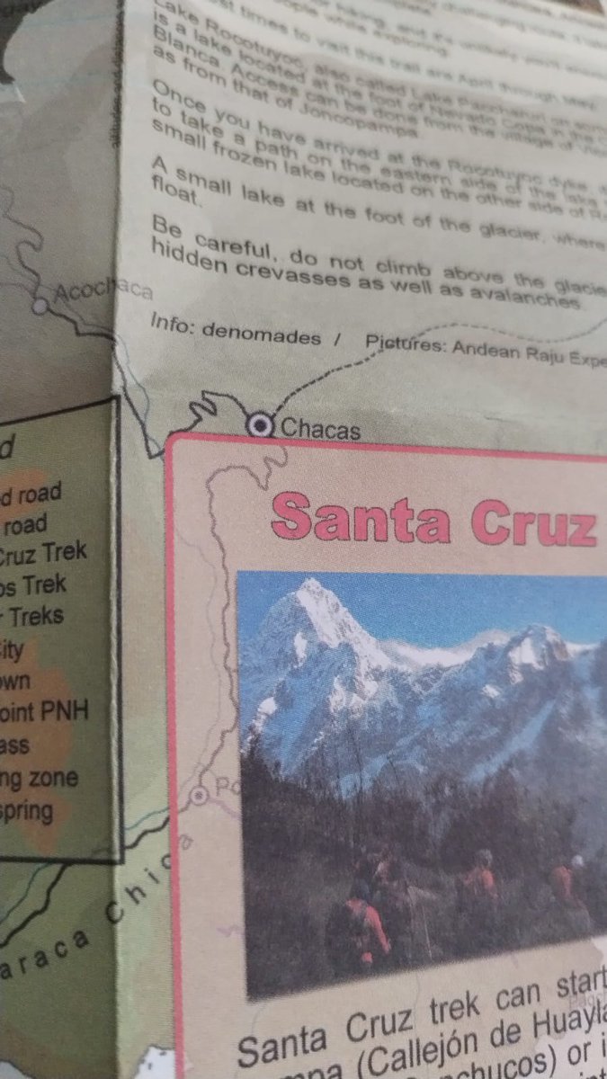 SantaCruzMap's tweet image. Mapa de la #cordillerablanca parte Norte, con información sobre las caminatas Santa Cruz, Cedros Alpamayo, Laguna 69 y más.. 

Solicita tu mapa digital en wa.link/6jwvaa