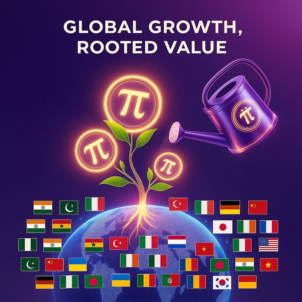 Pi_Network_INA's tweet image. 🌍 PERTUMBUHAN GLOBAL, NILAI YANG BERAKAR 
#PiNetwork sedang membangun masa depan yang terdesentralisasi dengan ANDA — para Pioneer — sebagai pusatnya! 🌱💜
Dari 🇮🇳 🇳🇬 🇵🇰 🇧🇩 🇹🇷 🇺🇸 🇮🇹 🇻🇳 🇨🇳 🇬🇭 dan seterusnya… 🌎
Pi sedang menyatukan dunia dalam satu ekonomi digital!