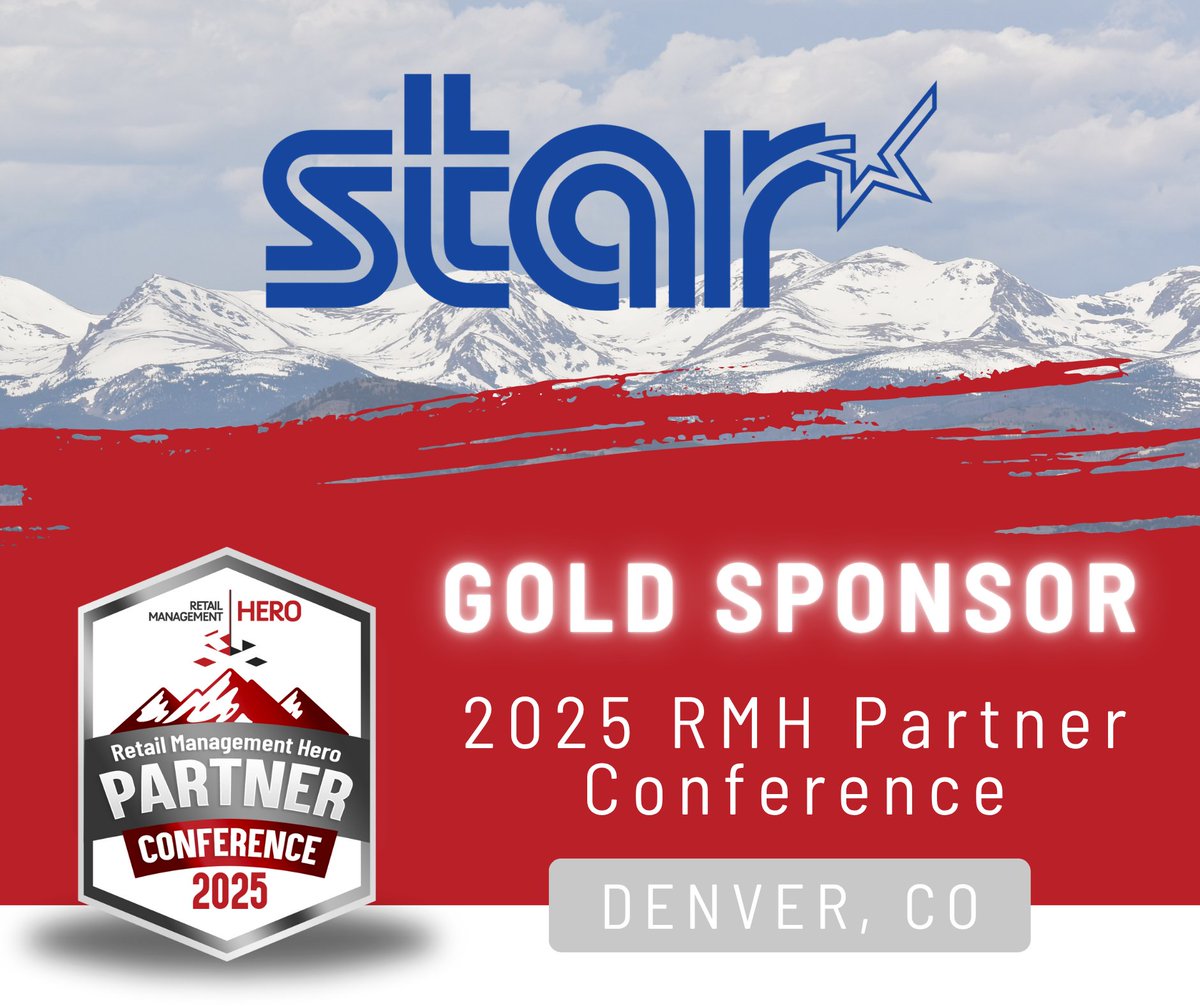 Star Micronics America (@starmicronics) on Twitter photo Star Micronics is proud to be a Gold Sponsor of the 2025 <a href="/RMHPos/">RetailManagementHero</a> Partner Conference! Looking forward to connecting with the RMH global partner network this November in Denver, CO!
📅 Nov 4-6, 2025
🔗 hubs.ly/Q03yzJ2z0
#RMHPartnerConference #StarMicronics #RetailTech Star Micronics is proud to be a Gold Sponsor of the 2025 <a href="/RMHPos/">RetailManagementHero</a> Partner Conference! Looking forward to connecting with the RMH global partner network this November in Denver, CO!
📅 Nov 4-6, 2025
🔗 hubs.ly/Q03yzJ2z0
#RMHPartnerConference #StarMicronics #RetailTech