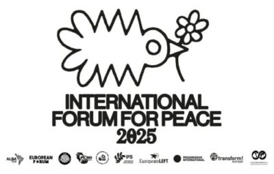 europeanleft's tweet image. We&apos;re returning to the International Forum for Peace 2025 in Brussels — held ahead of the NATO Summit — with a powerful speech by Peter Mertens (PVDA-PTB) now published by tr! europe.

🕊️ 8 bold theses on NATO, war, and Europe&apos;s path to peace &amp;amp; justice. 
📖 Read it here:…