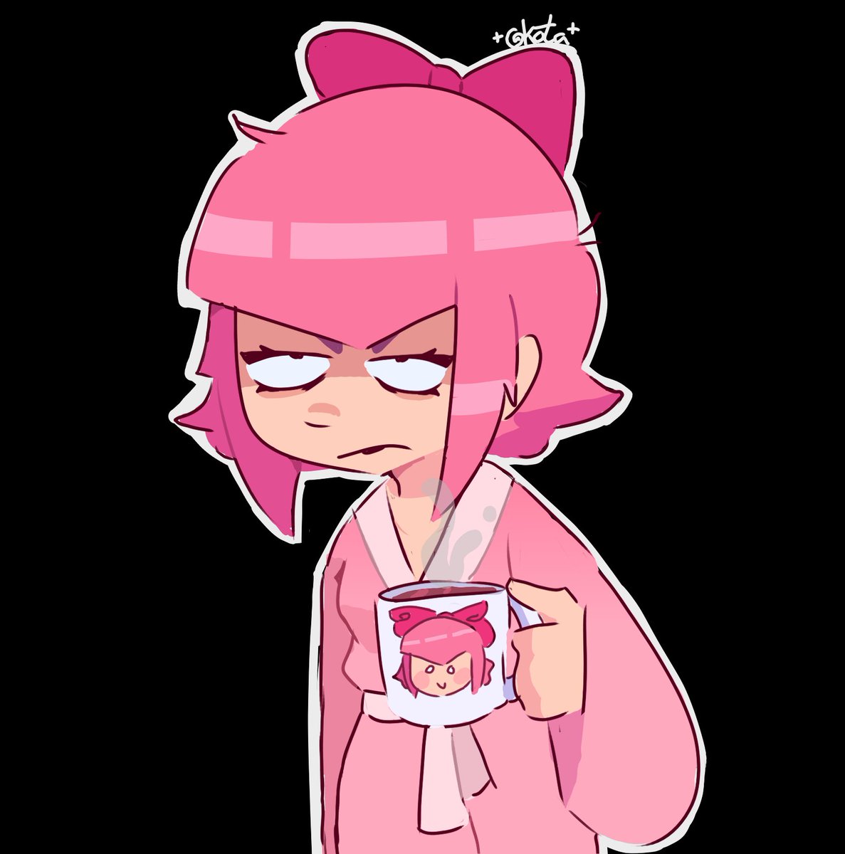 Lawbreadd's tweet image. [#Brawlstars] (Tumblr art request!)
 Wakey, wakey, Melodie!